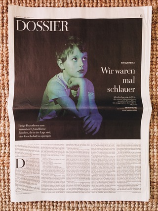 Cover Story about IQ. DIE ZEIT Nr.14 2019